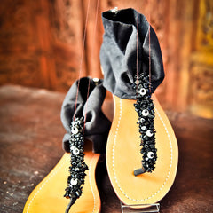 Gladiator Suede Sandals